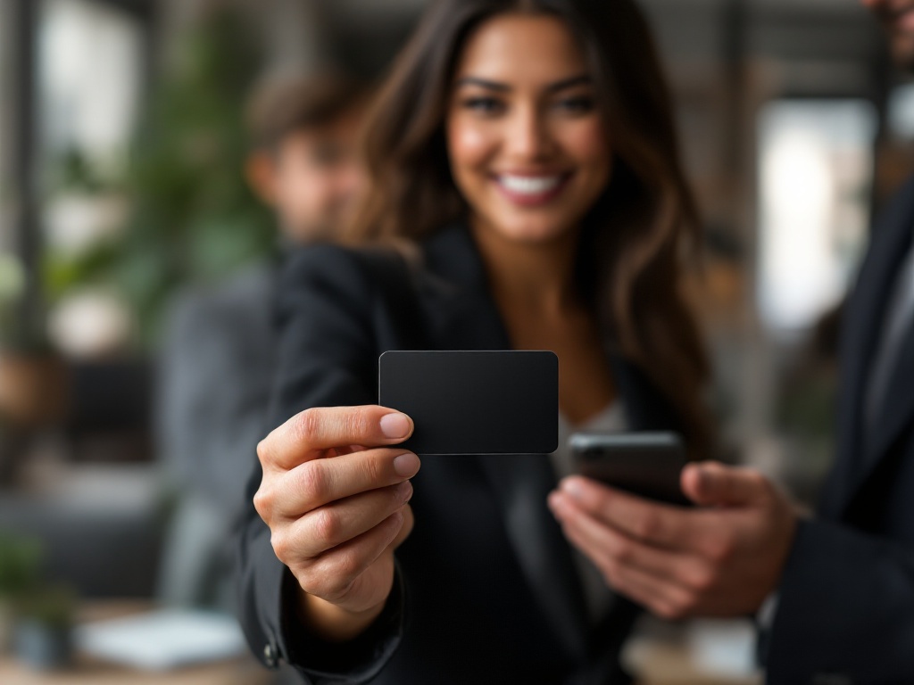 Бизнес BIO-страница, открытая на телефоне после одного касания NFC-карты
